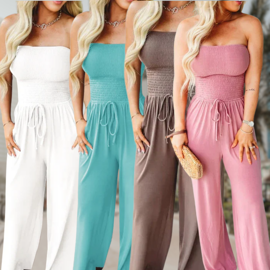 Bella | Trendy Off-Shoulder Jumpsuit