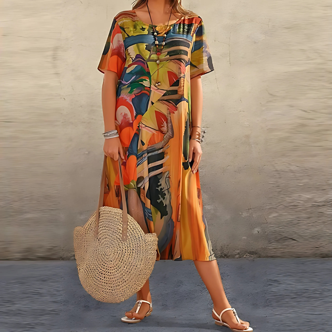 Colora | Elegant Floral Dress