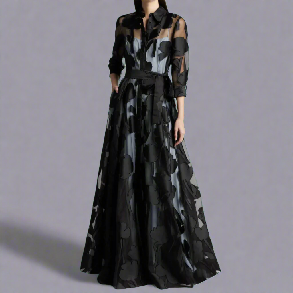 Denise | Long Lightweight Dress with Elegant Charm