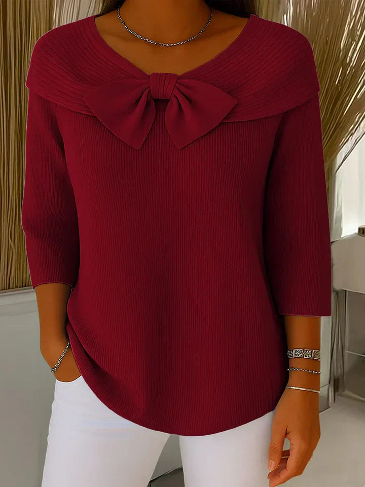 Violet | Sweater with Bow