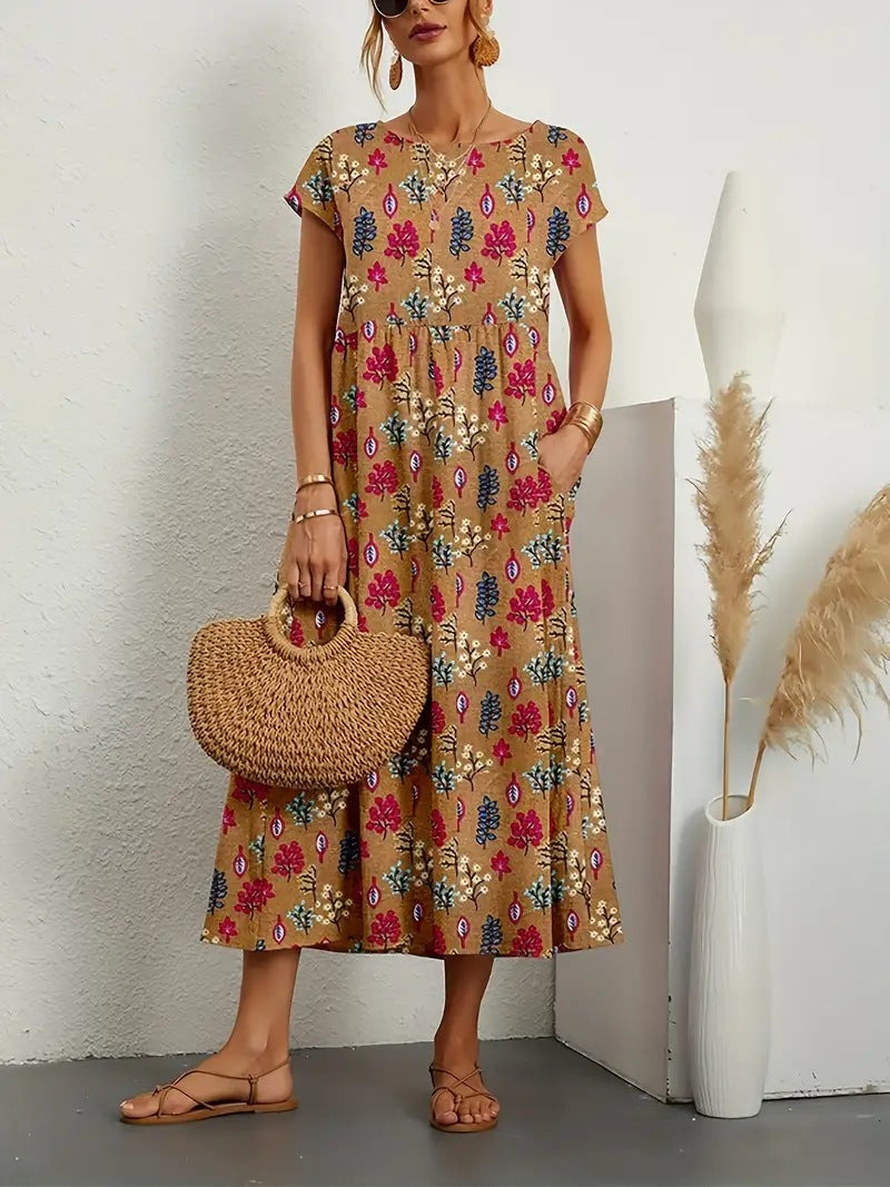 Deborah | Elegant Floral Dress