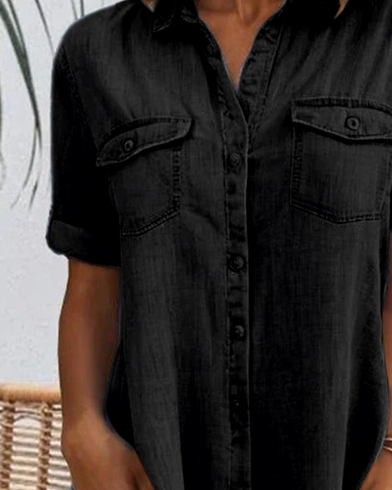 Jennifer | Lightweight Denim-look Dress