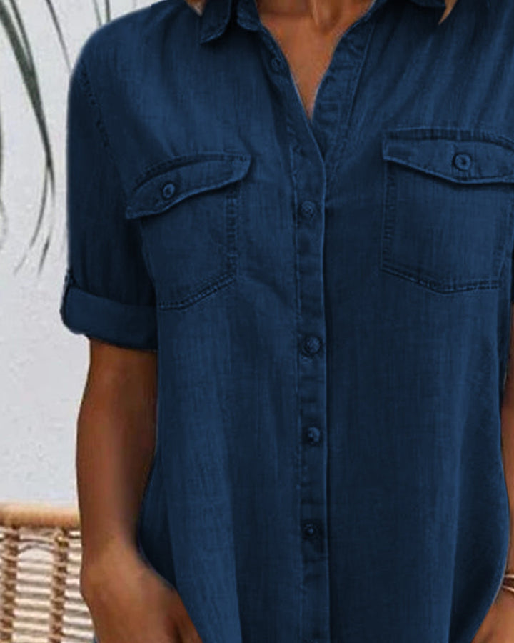 Jennifer | Lightweight Denim-look Dress