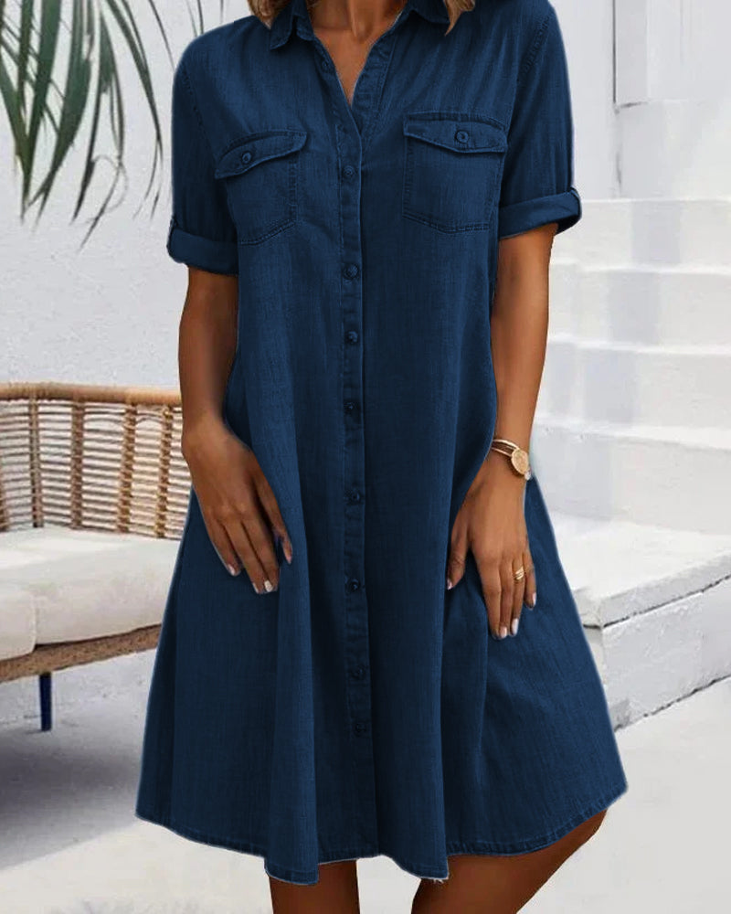 Jennifer | Lightweight Denim-look Dress