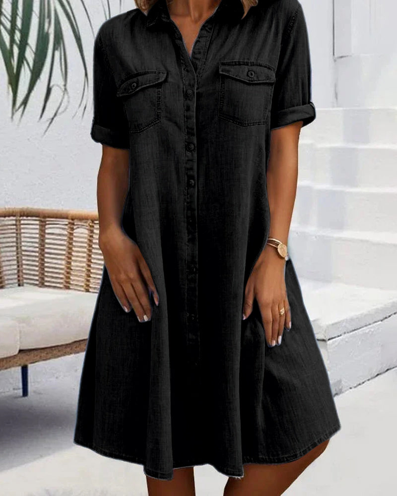 Jennifer | Lightweight Denim-look Dress