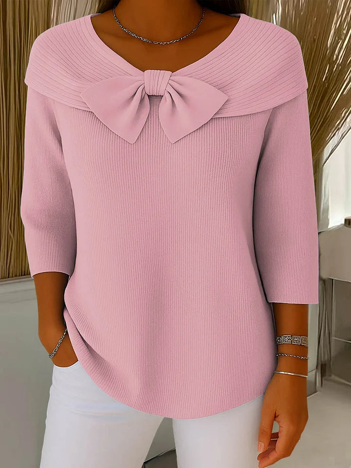 Violet | Sweater with Bow