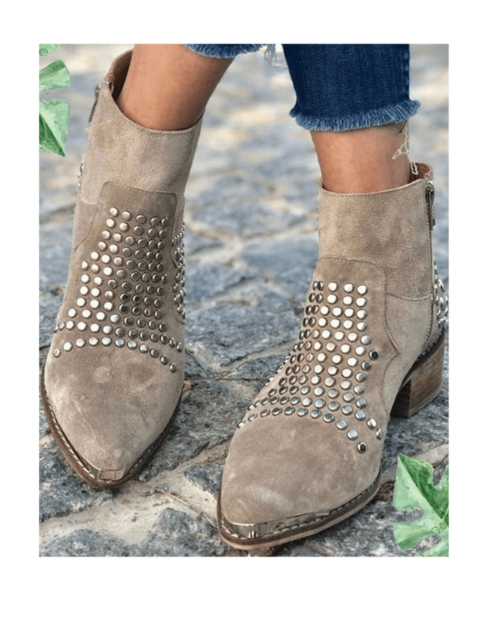 Diana | Studded Edge Boots