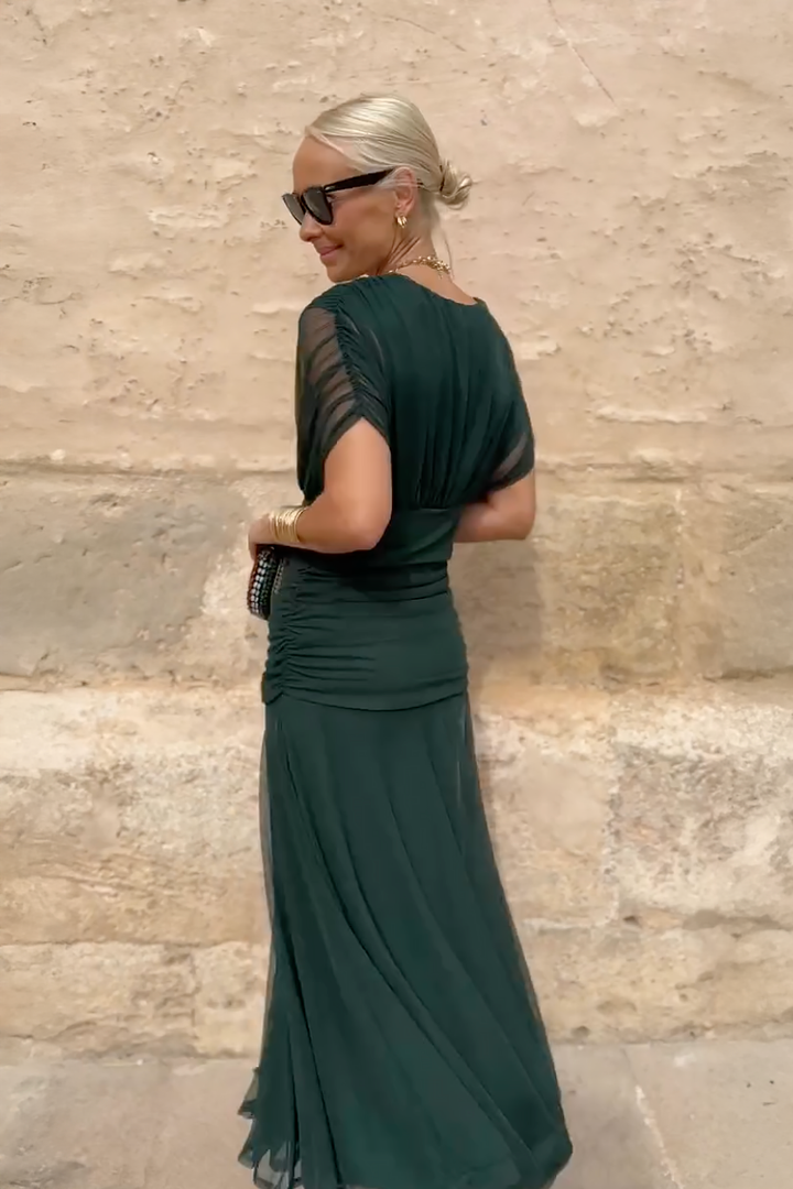 Alison | Elegant V-neck Fantasy Party Maxi Dress
