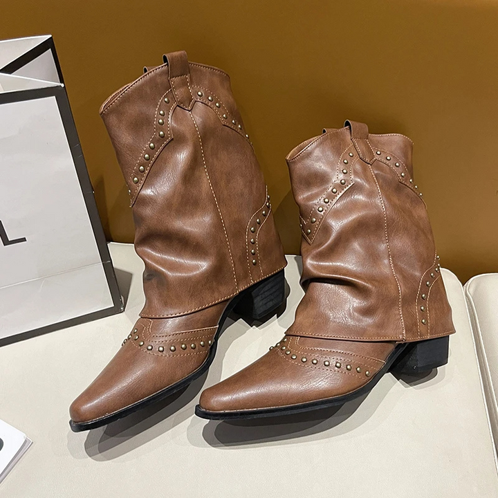 Sierra | Studded Western Boots
