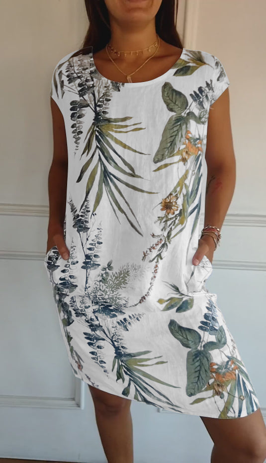 Marilyn | Comfortable Dress with Round Neck