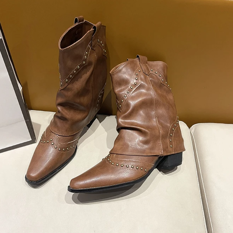 Sierra | Studded Western Boots