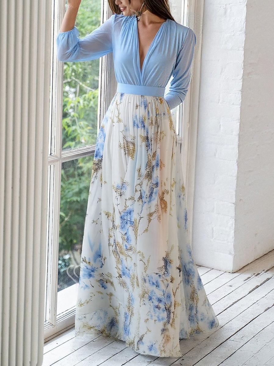 Kelli | Maxi Dress with Dazzling Floral Print