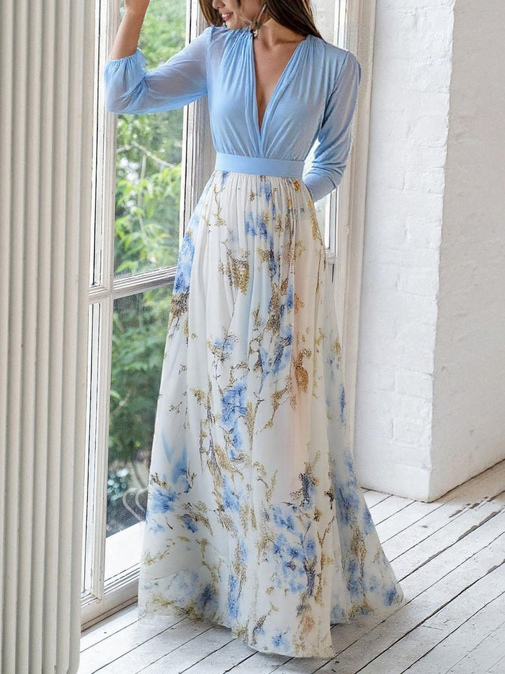 Kelli | Maxi Dress with Dazzling Floral Print