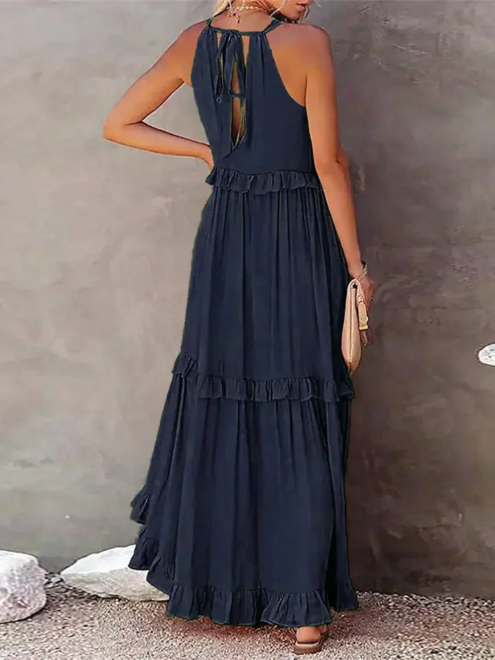 Courtney | Elegant Sleeveless Dress with Ruffles
