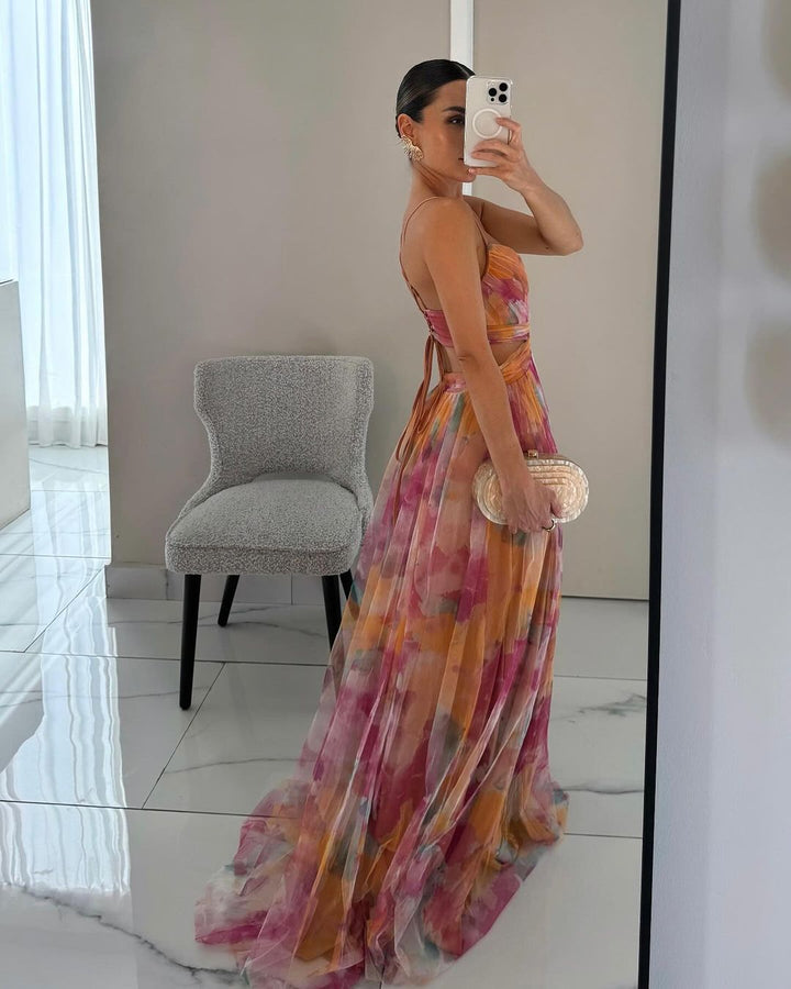 Cindy | Beautiful Floral Print Maxi Dress