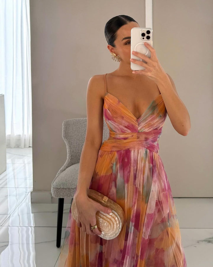 Cindy | Beautiful Floral Print Maxi Dress