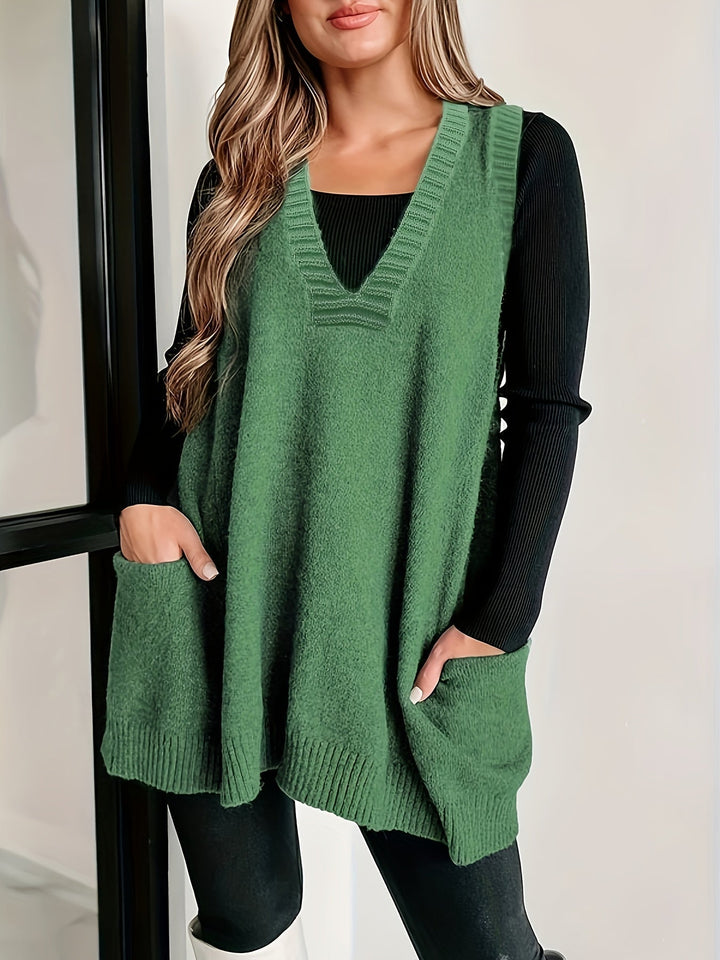 Aria | Casual V-Neck Vest