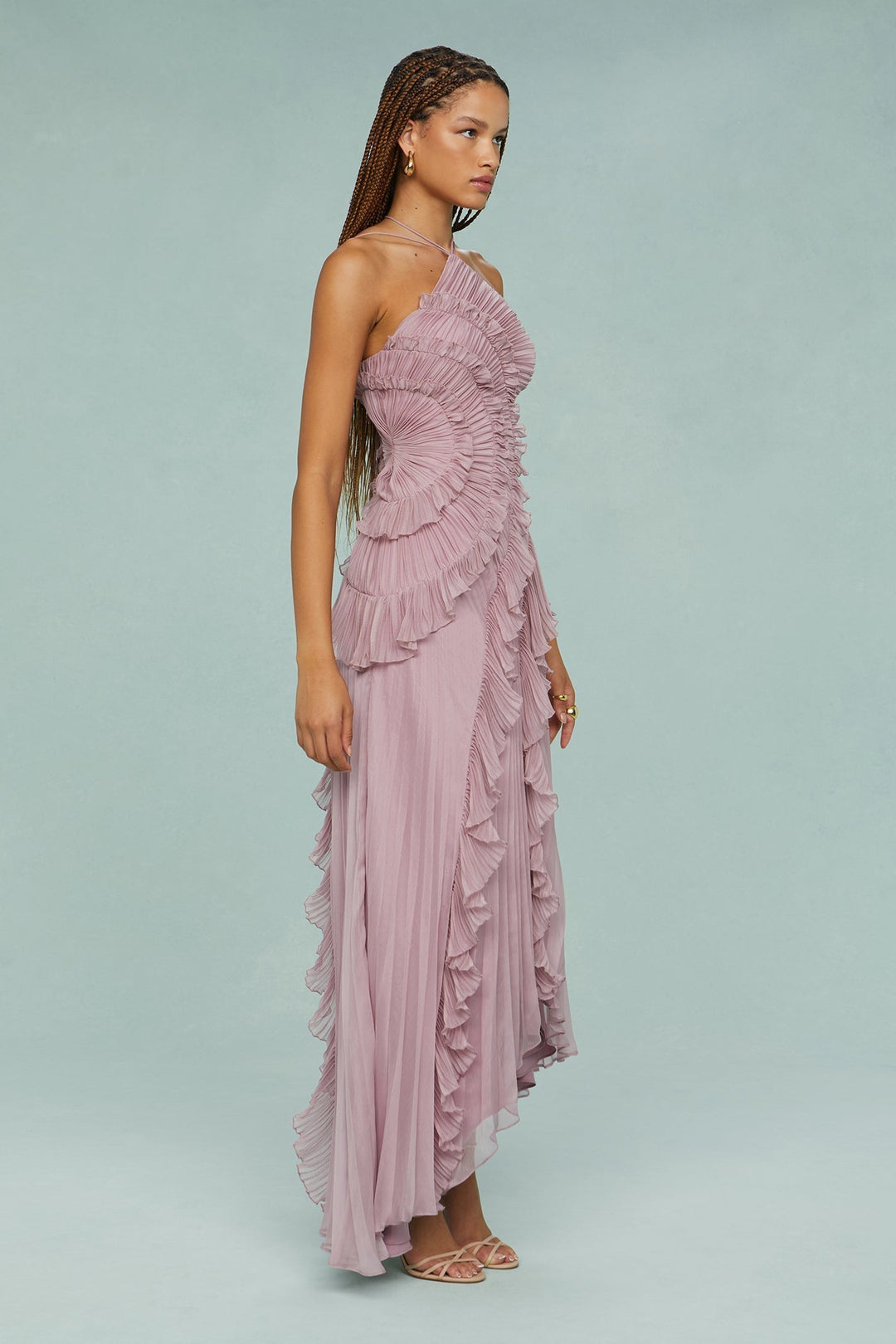 Estelle | Elegant Halter Dress