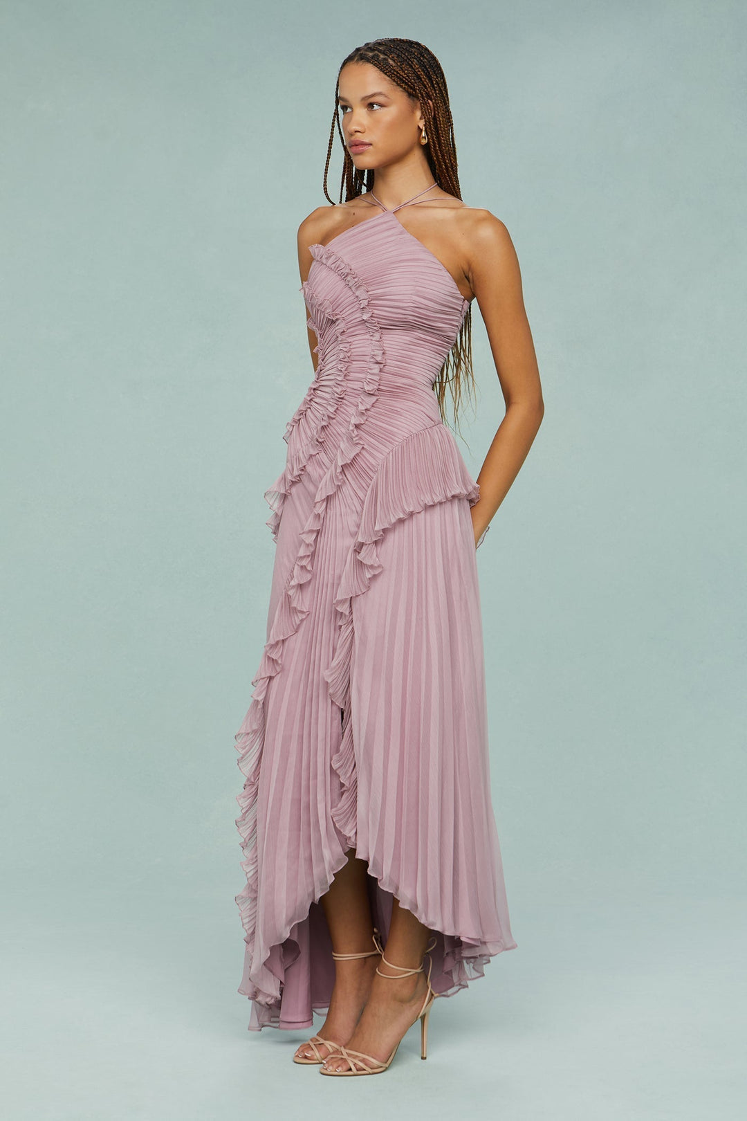 Estelle | Elegant Halter Dress