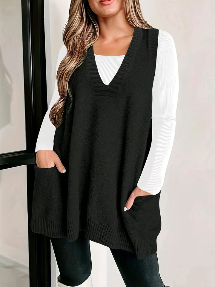 Aria | Casual V-Neck Vest