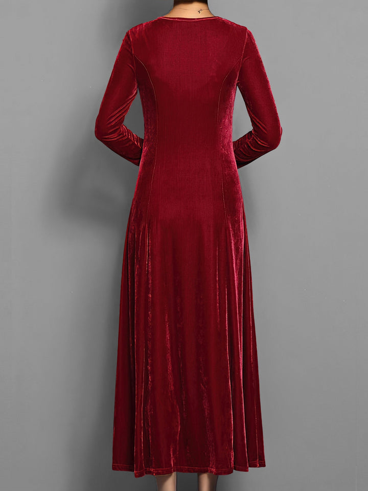 Elizabeth | Soft Velvet Dress