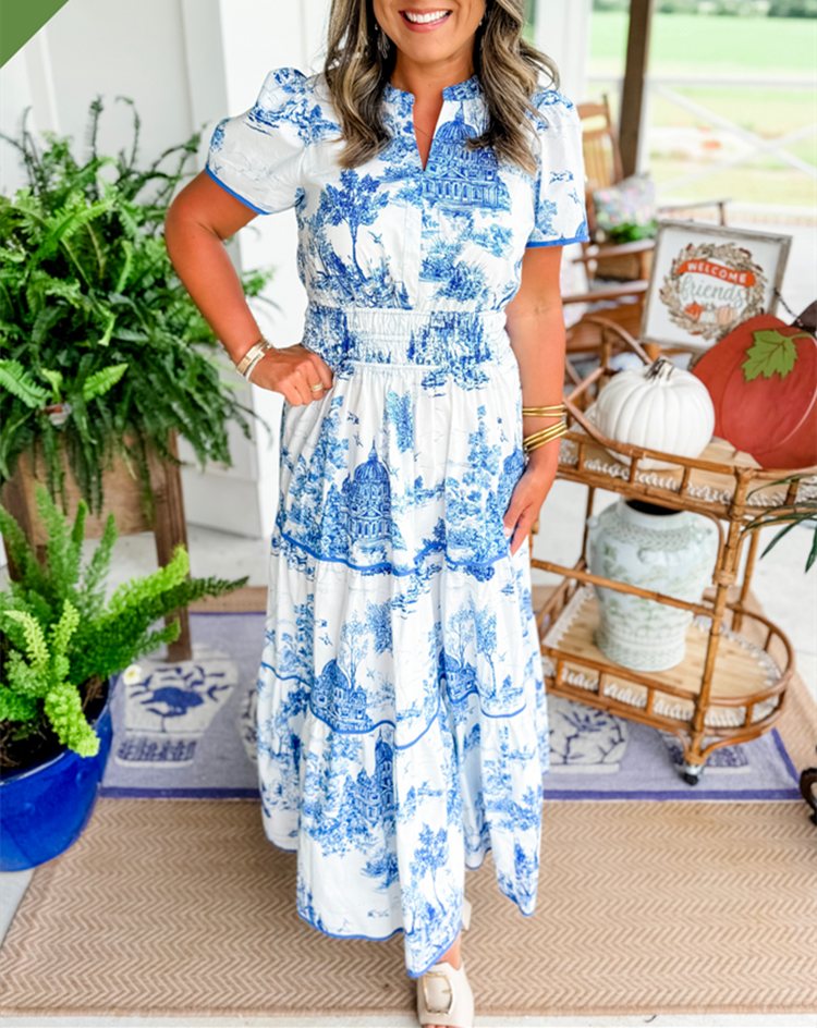Camille | Classic Toile Maxi
