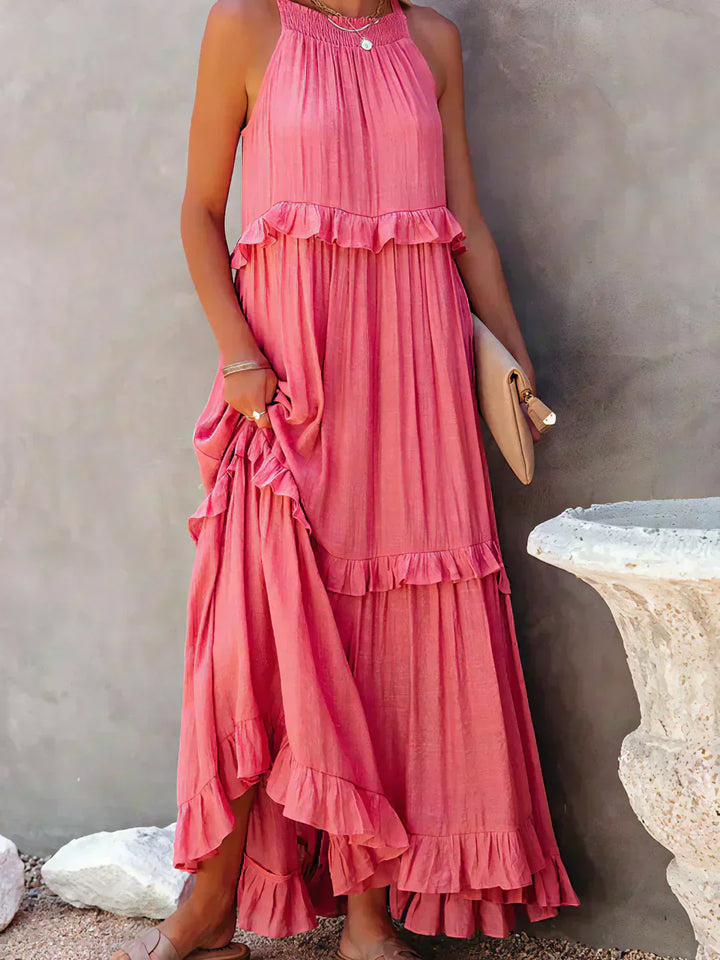 Courtney | Elegant Sleeveless Dress with Ruffles