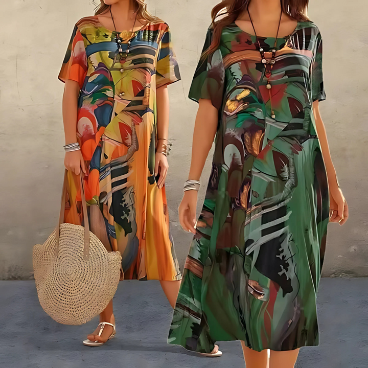 Colora | Elegant Floral Dress