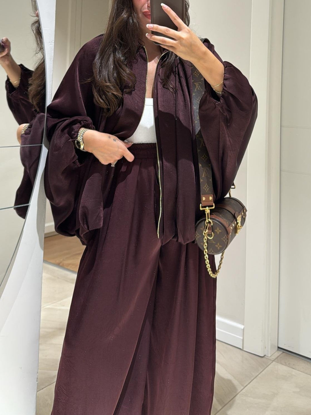 Maribel | Jacket + Drawstring Pants Casual Two-piece Suit