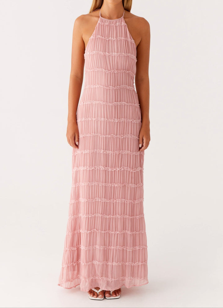 Jolene | Elegant Halter Maxi Dress