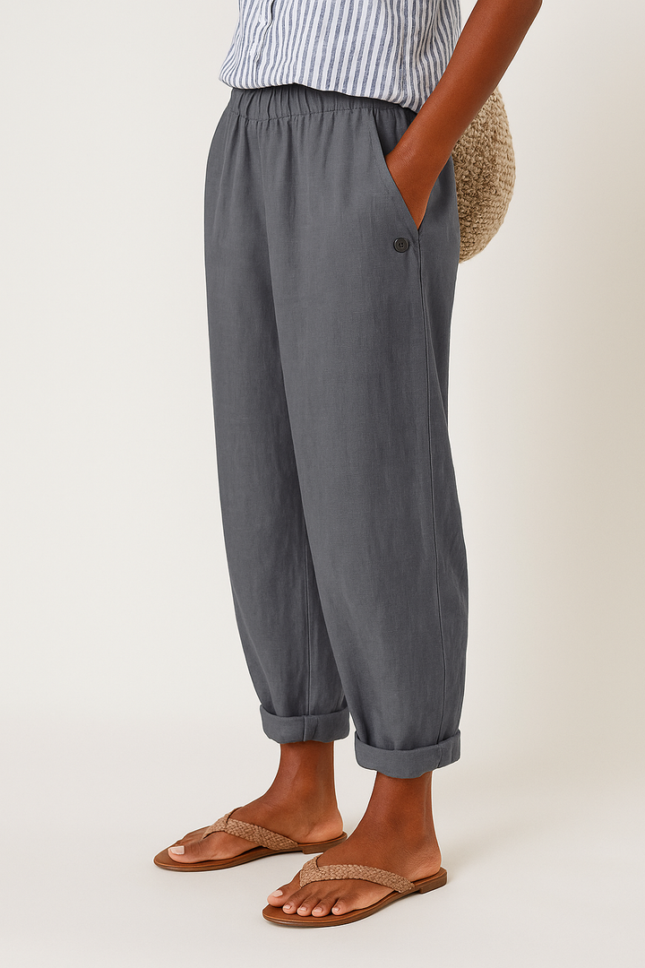 Wanda | Stylish Pants With Side Pockets
