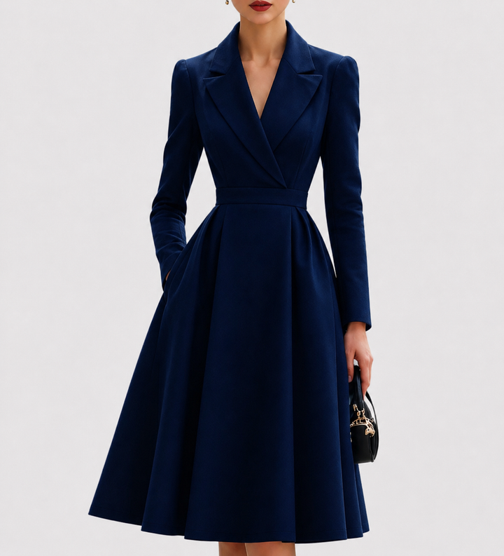 Talia | Tailored Fit Coat Dress