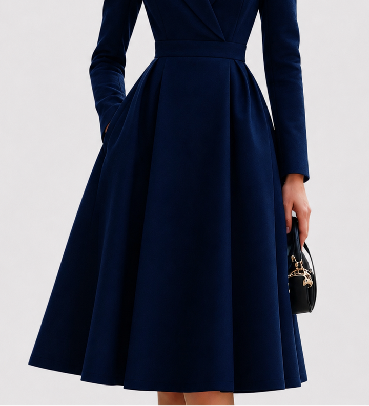 Talia | Tailored Fit Coat Dress