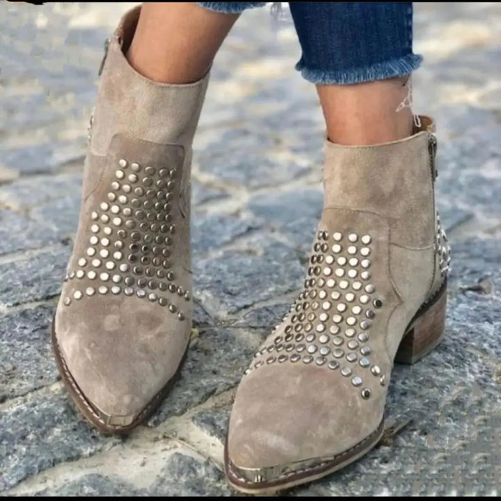Diana | Studded Edge Boots