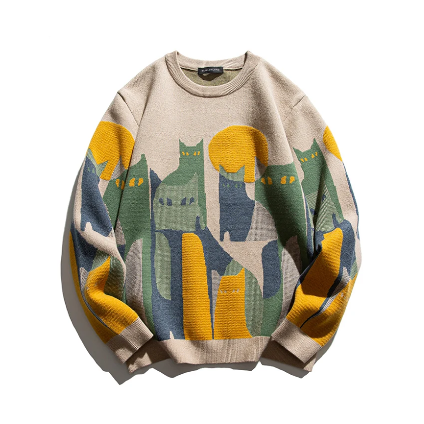 Felix | Moonlit Cat Sweater
