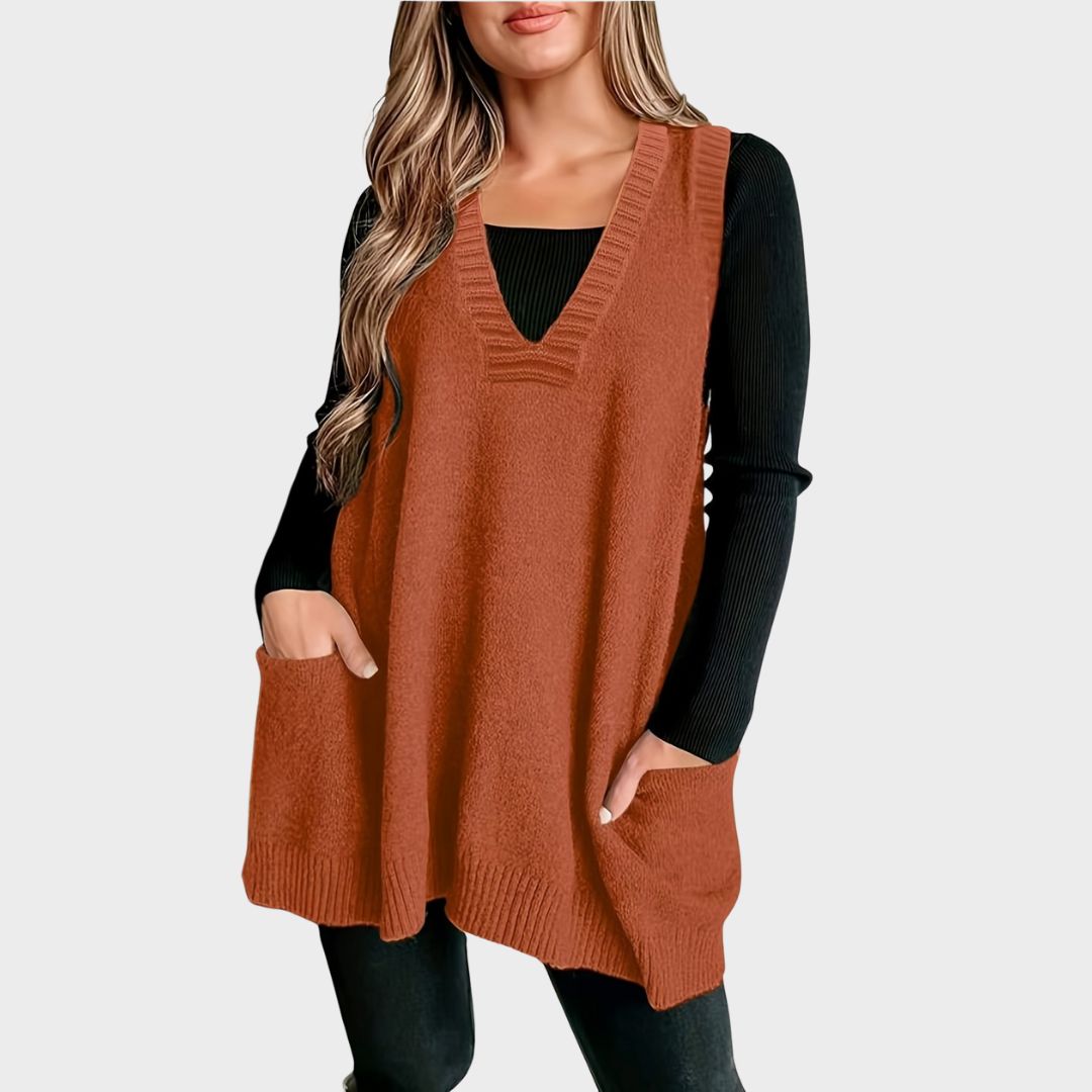 Aria | Casual V-Neck Vest