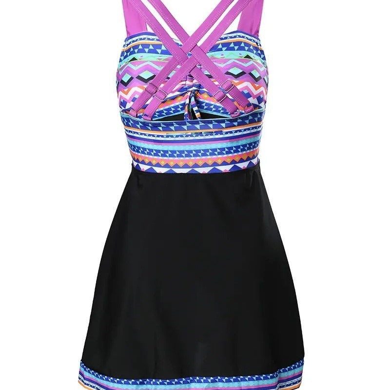 Gladys | Chic Patterned Swimwear
