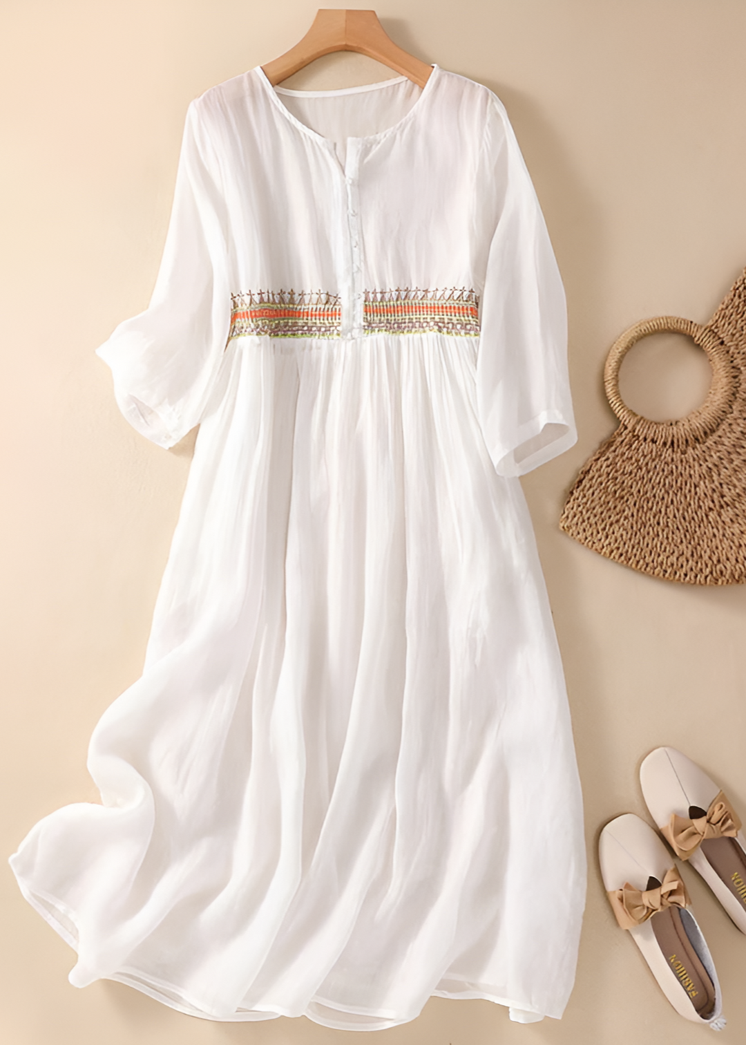 Kathy | Pattern Midi Dress