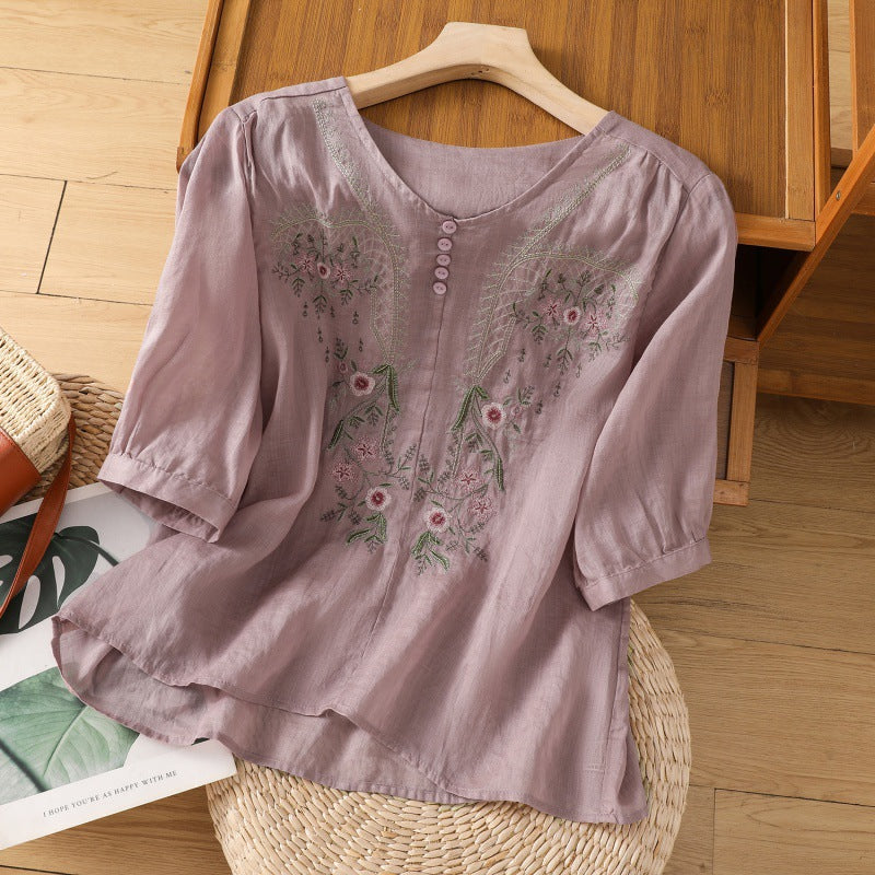 Tamsina | Floral Relaxed Blouse