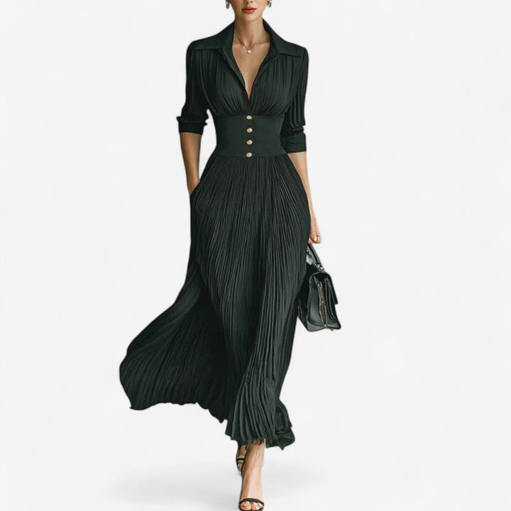 Vanessa | Maxi Pleated Dress