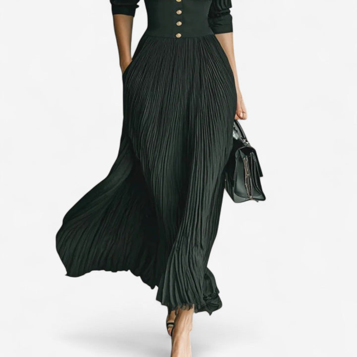 Vanessa | Maxi Pleated Dress