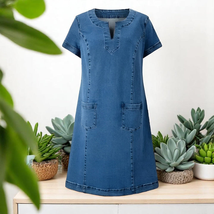 Erin | Soft Denim Dress