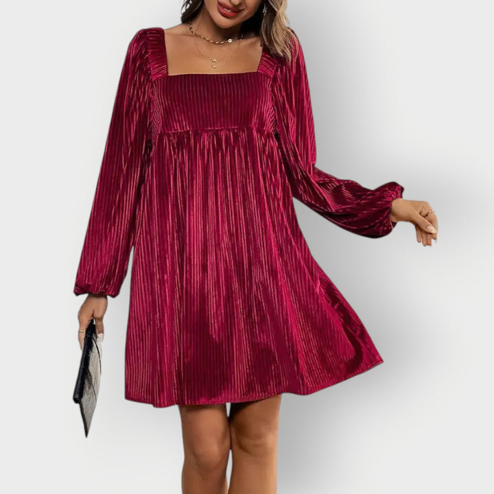 Caroline | Velvet Chic Backless Dress