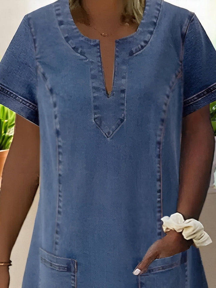 Erin | Soft Denim Dress