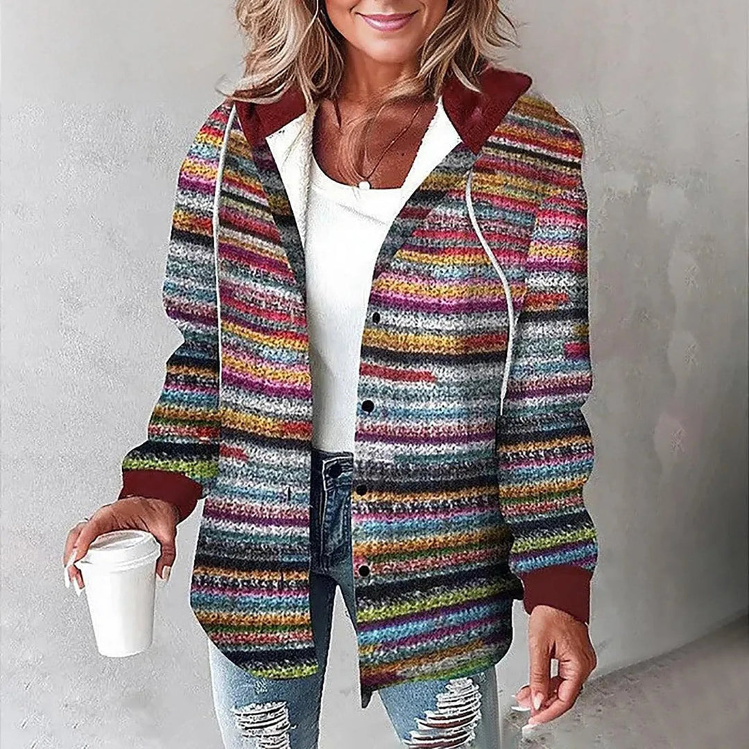 Carmen | Checkered Lined Cardigan Women