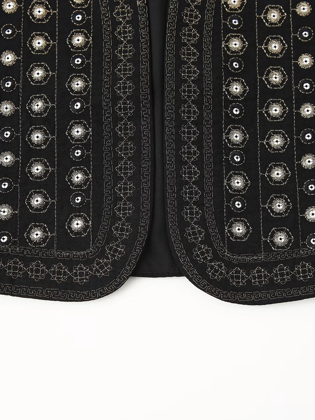 Celestia | Sequin Pattern Boho Vest