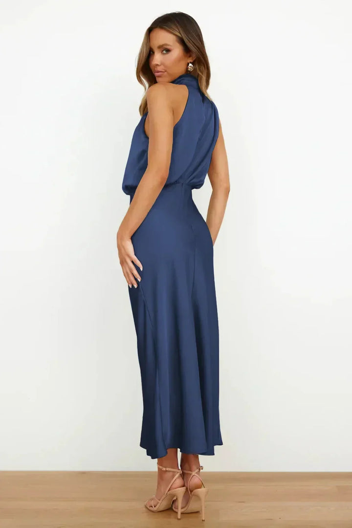 Mariana | Elegant Halter Evening Dress