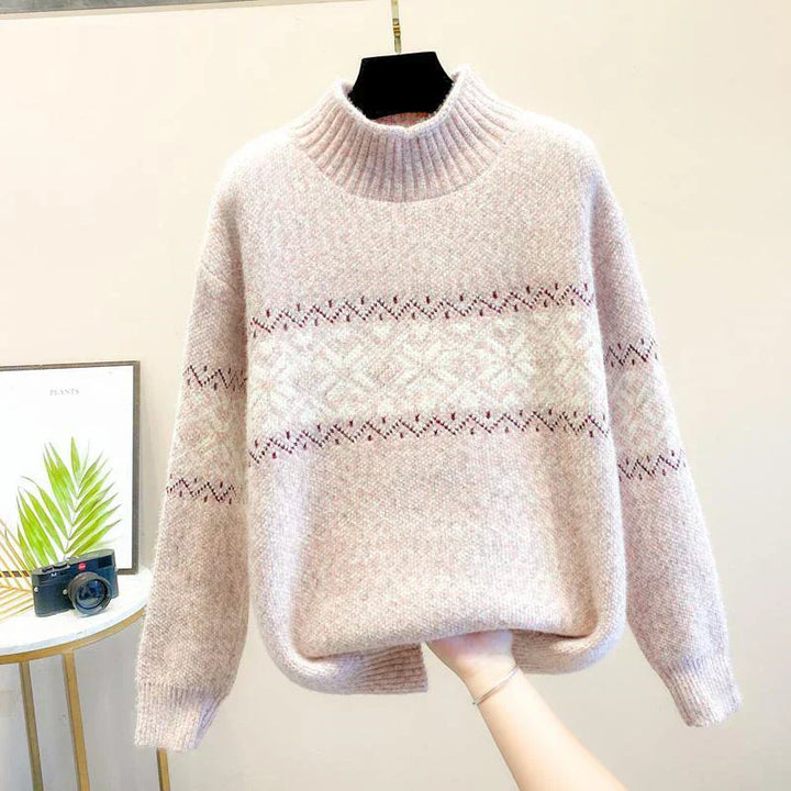 Isabella | Snowflake Knit Sweater