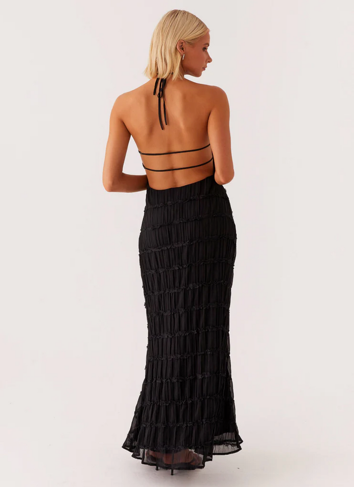 Jolene | Elegant Halter Maxi Dress