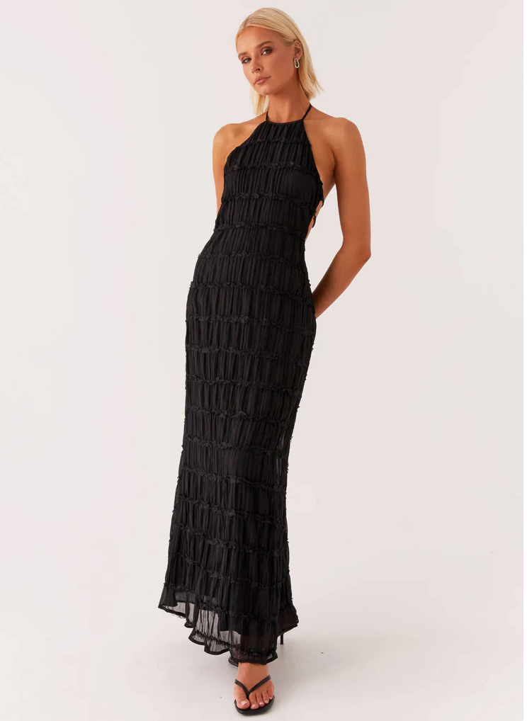 Jolene | Elegant Halter Maxi Dress
